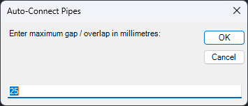 Enter the maximum gap or overlap
