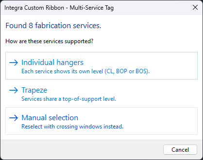 Choose how the services are supported