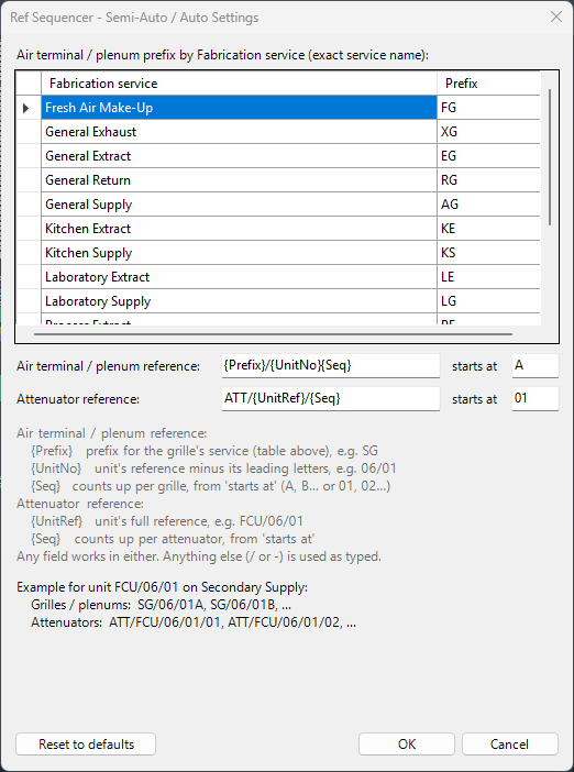Auto Settings