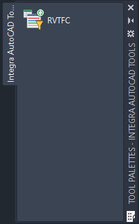 The RVTFC button on the Integra AutoCAD Tools palette